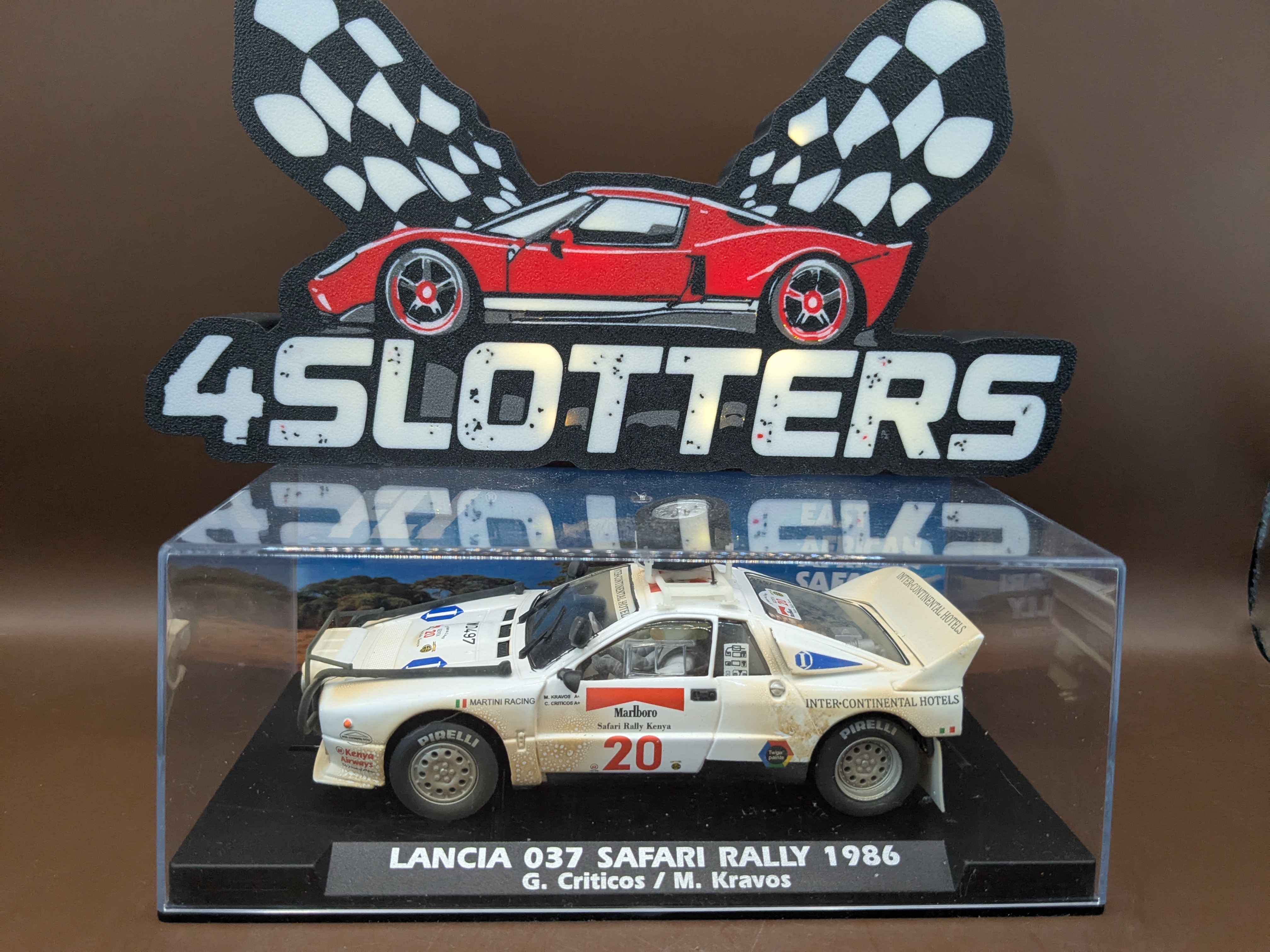 Fly Lancia 037 #20 Marlboro Safari Rally 1986 Weathered *USED*