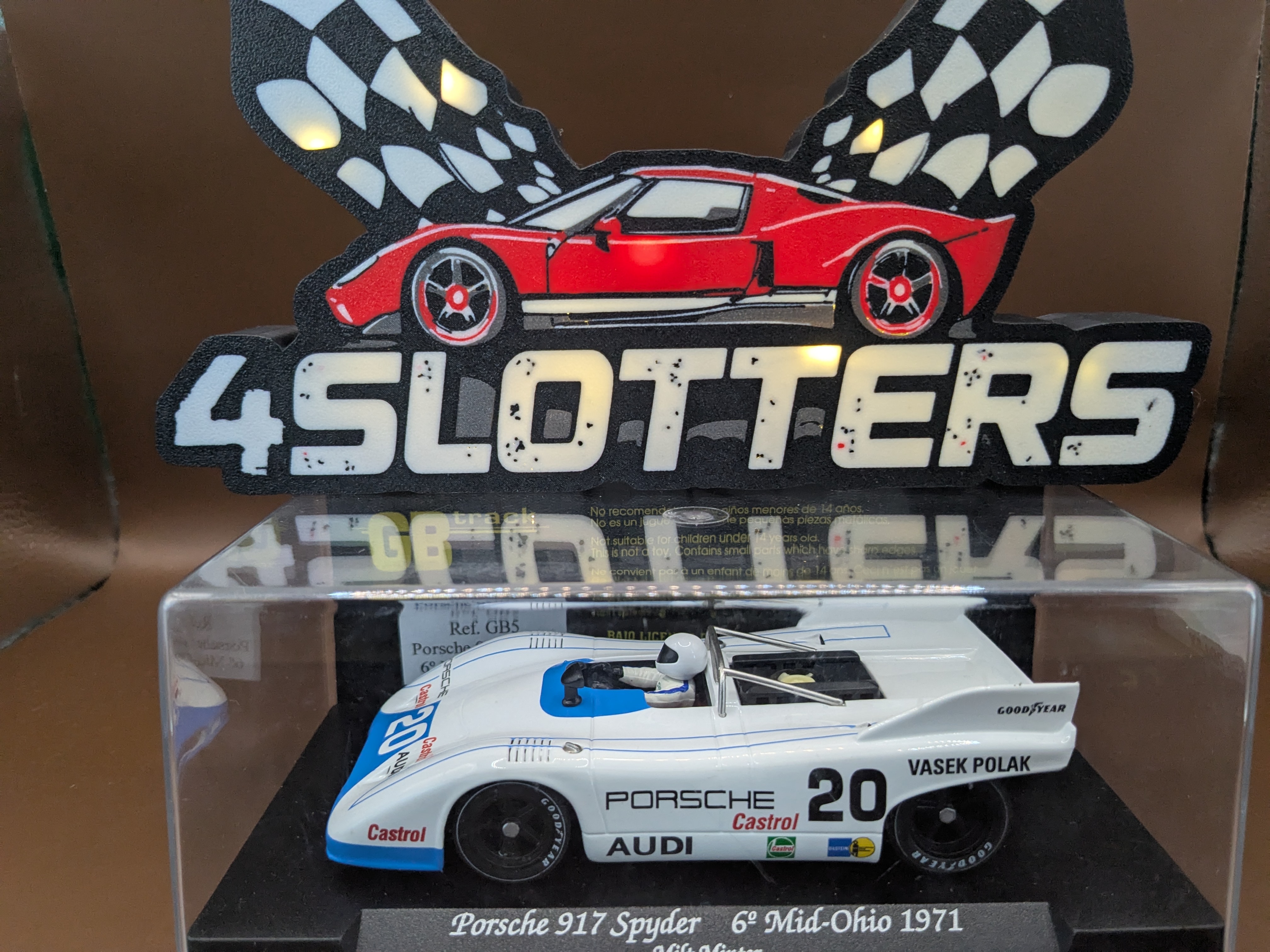 Fly Porsche 917 Spider #20 6 hrs Mid-Ohio 1971 GB5
