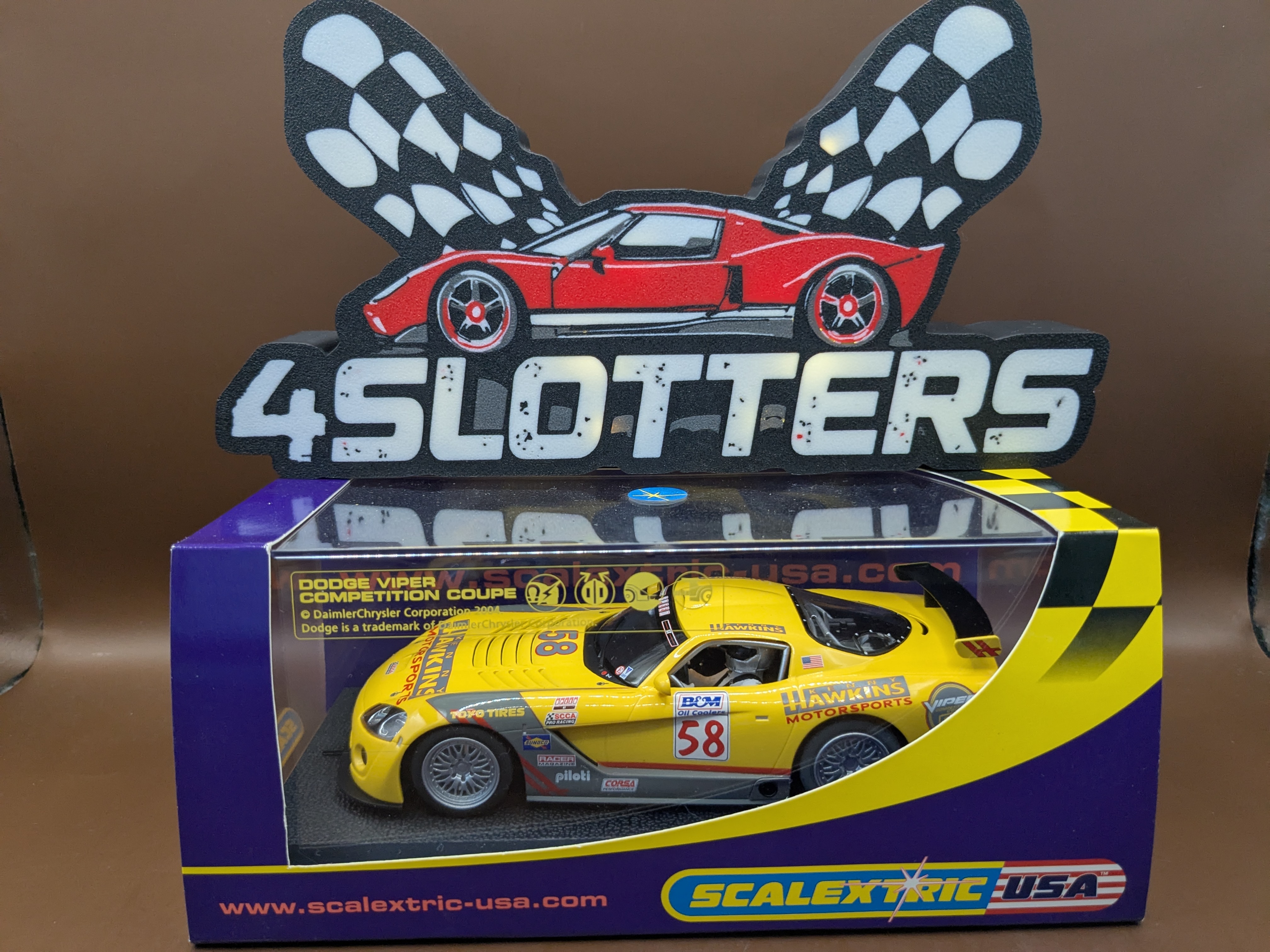 Scalextric Dodge Viper #58 Hawkins Motorsport
