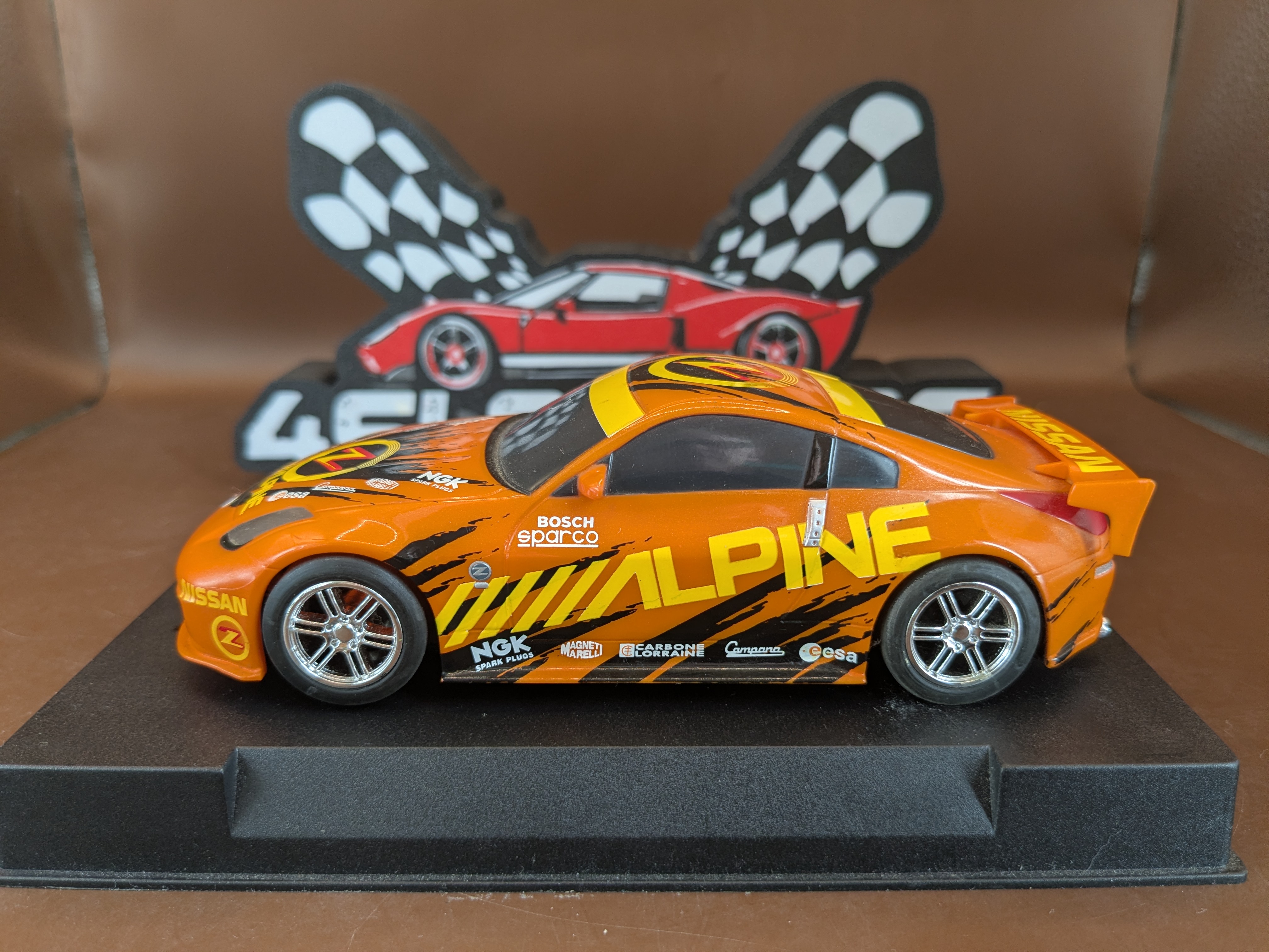Scalextric Nissan 350Z Drift #9 Orange*USED*
