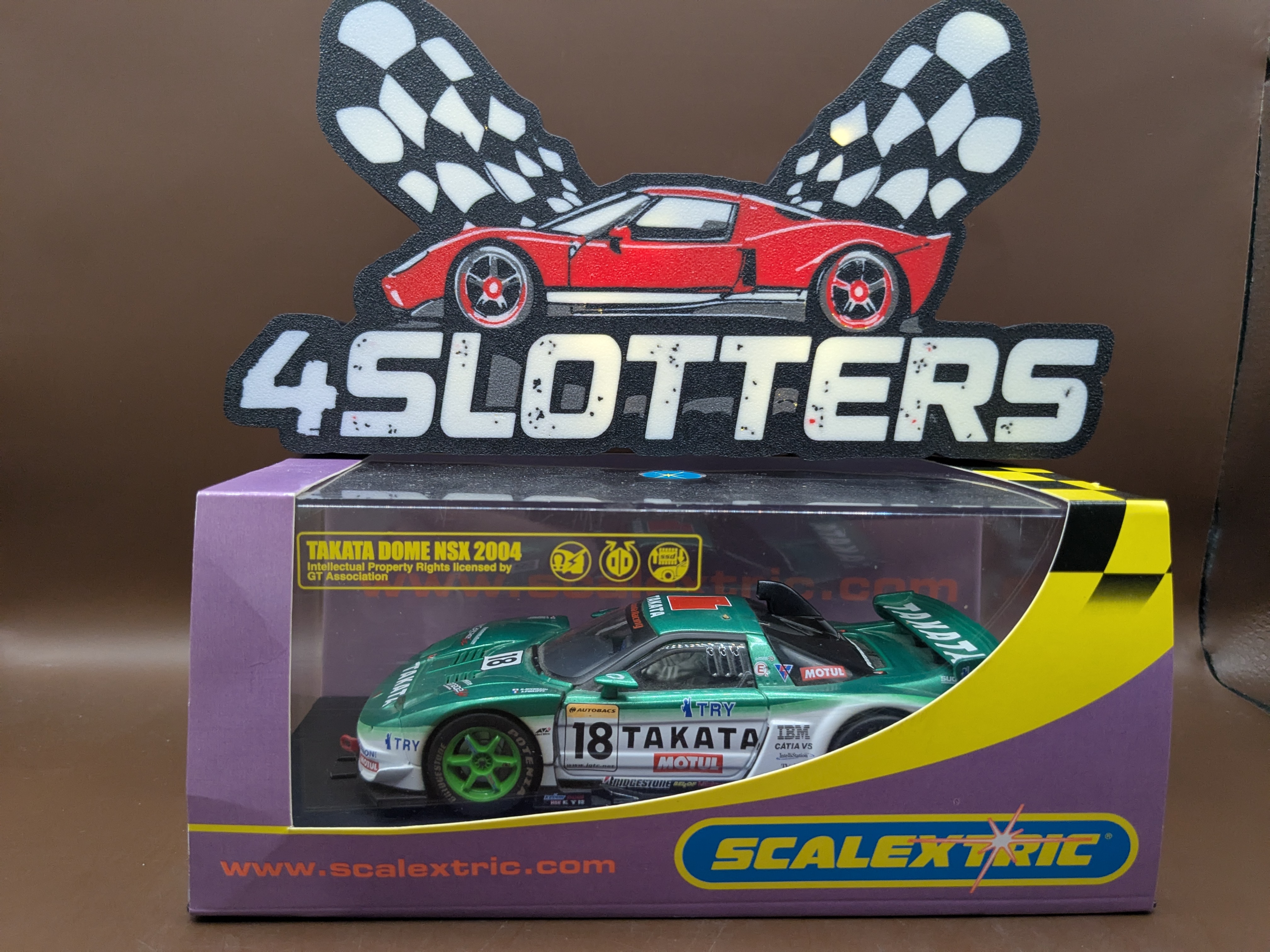 Scalextric Honda NSX #18 Takata Dome *USED*