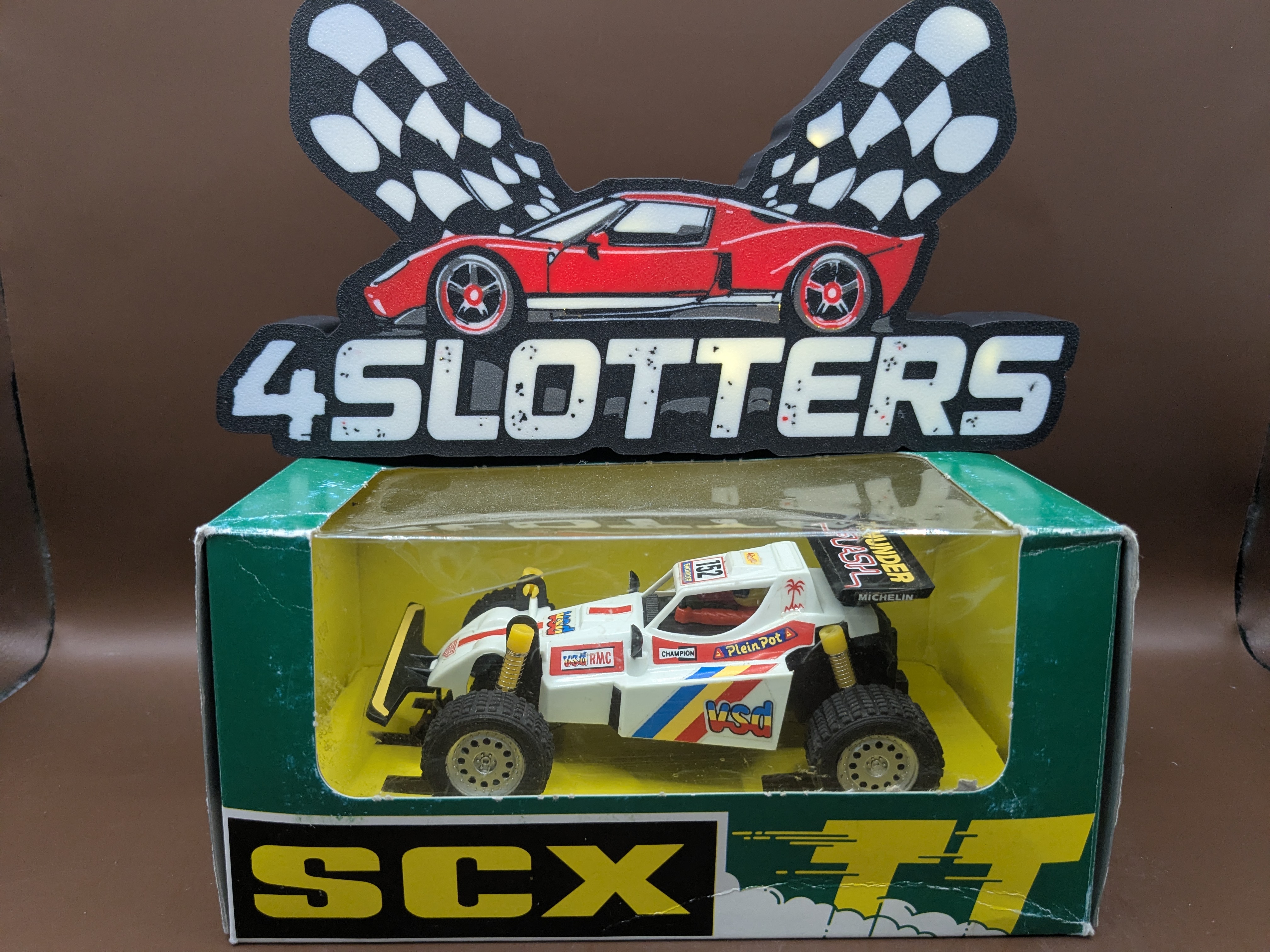 SCX STS/TT Buggy 4x4 #152 Thunder Flash White