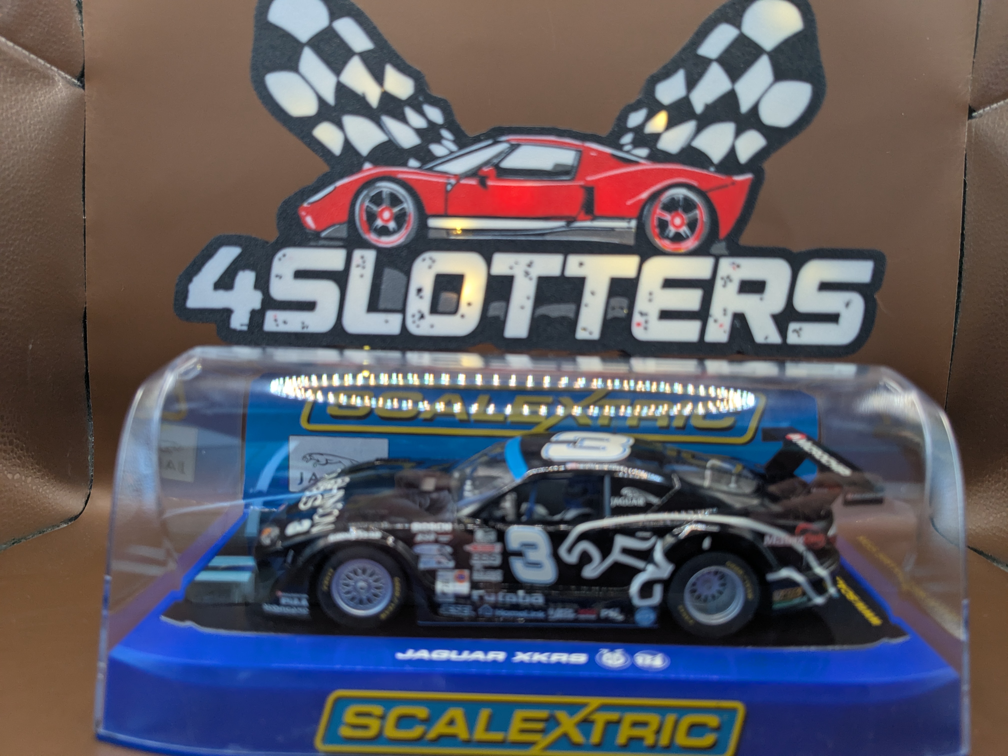 Scalextric Jaguar XKRS #3 Johnson Control Rocketsport