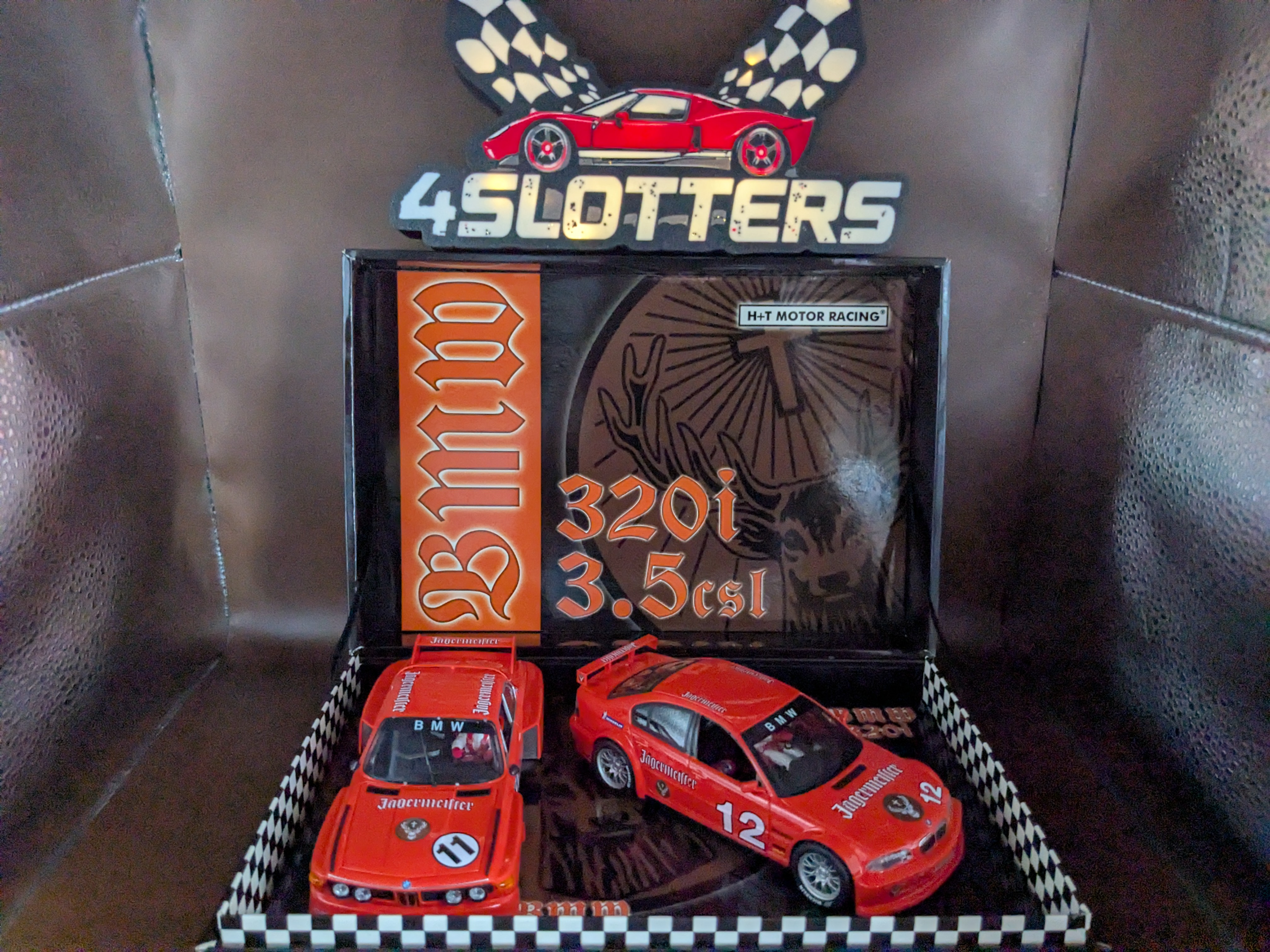 Fly BMW Set 320i & 3.5CSL H&T Motor Racing Jagermeister