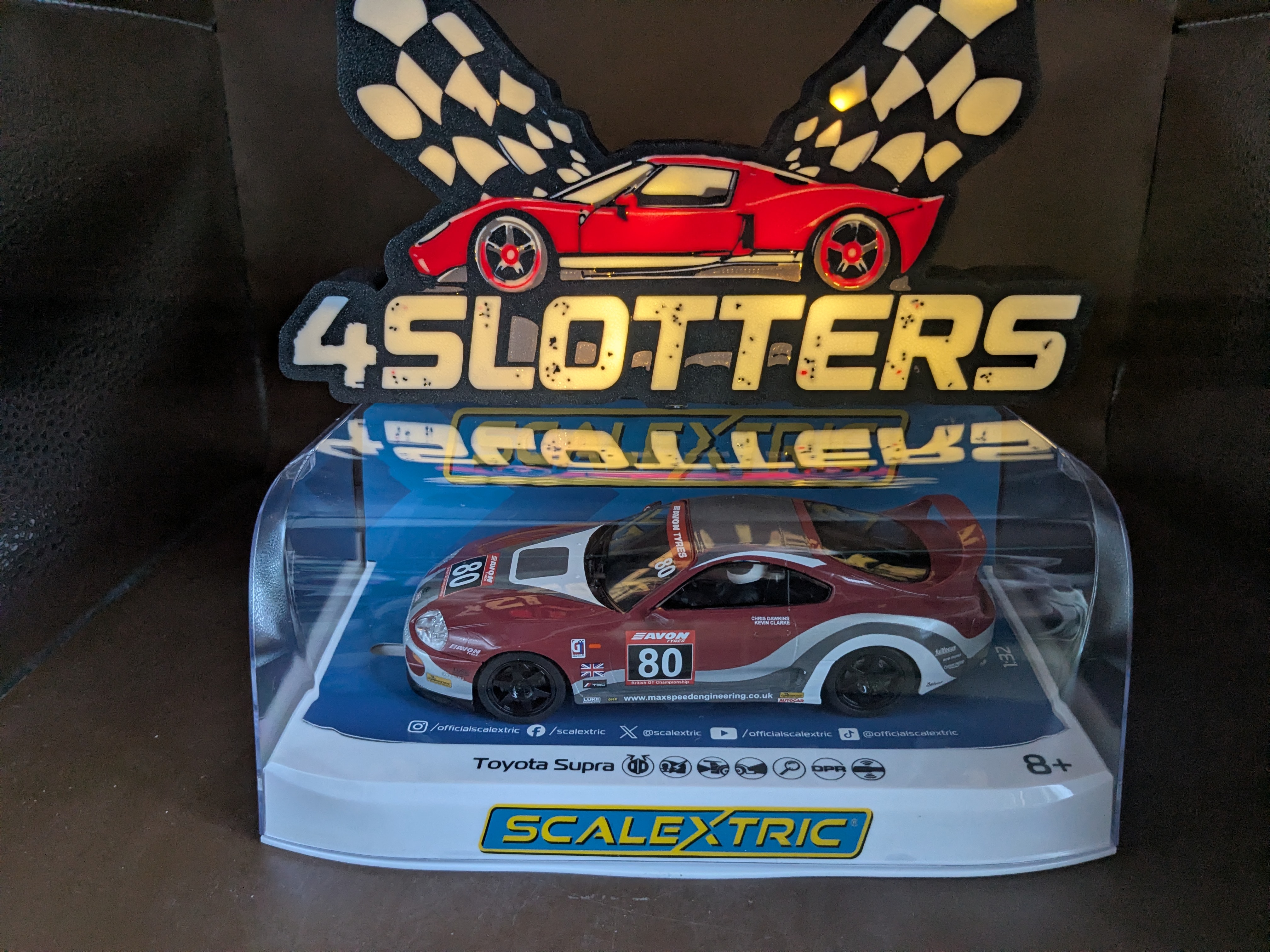 Scalextric Toyota Supra #80 British GT