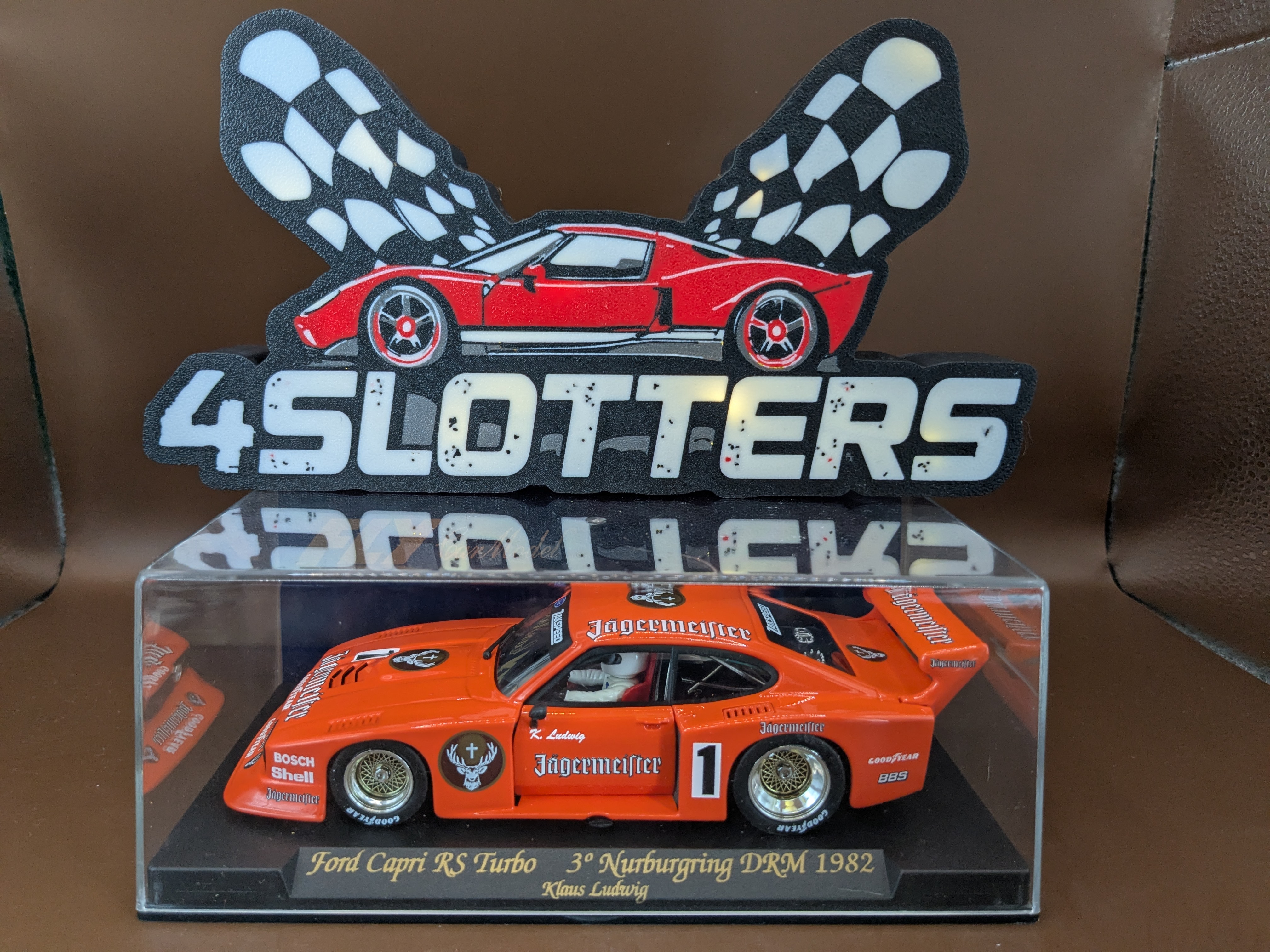 Fly Ford Capri RS #1 Jagermeister 3e Nurburgring 1982 A145L + LIGHTS