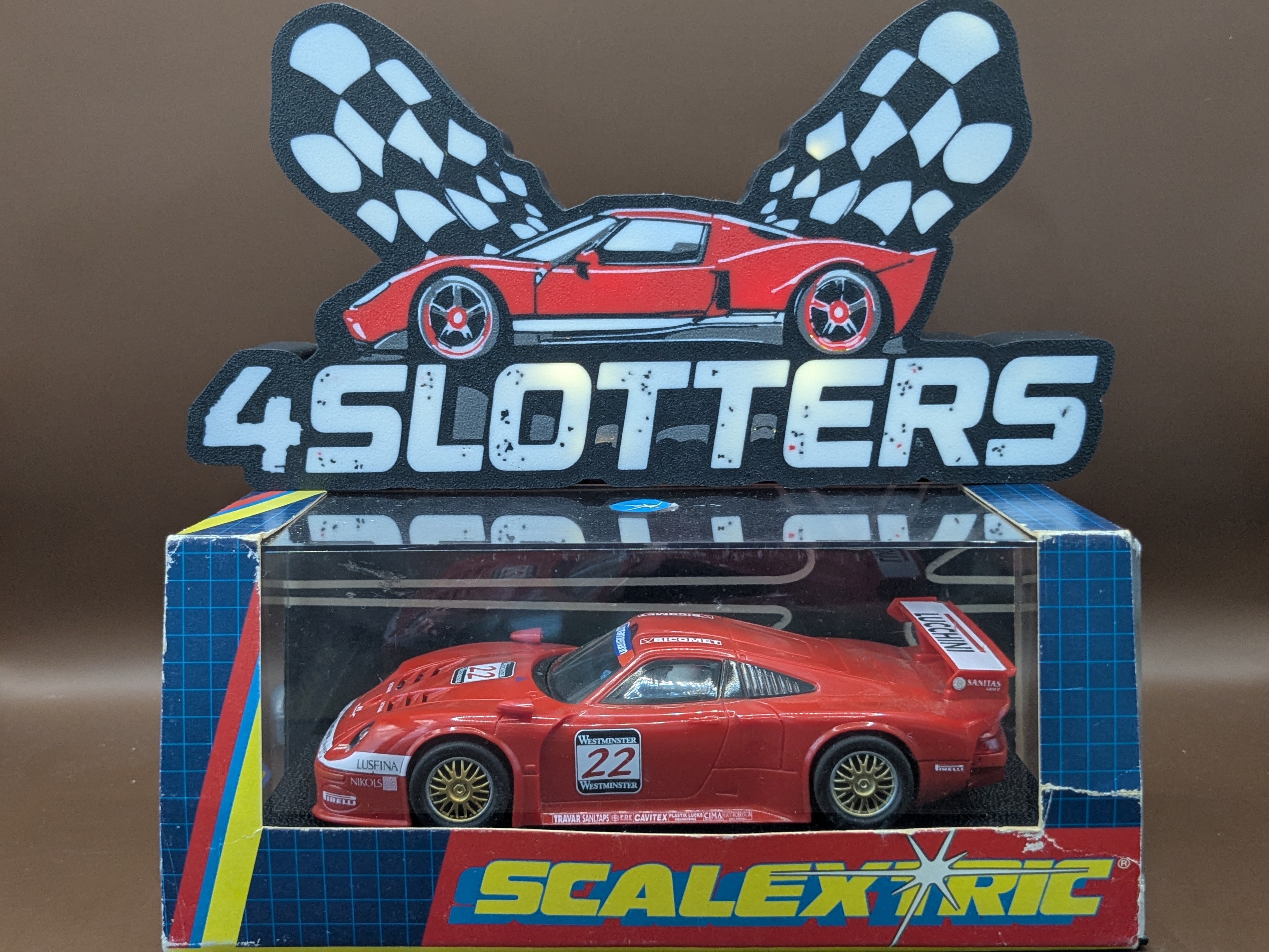 Scalextric Porsche 911 GT1 #22 BMS Scuderia Lucchini