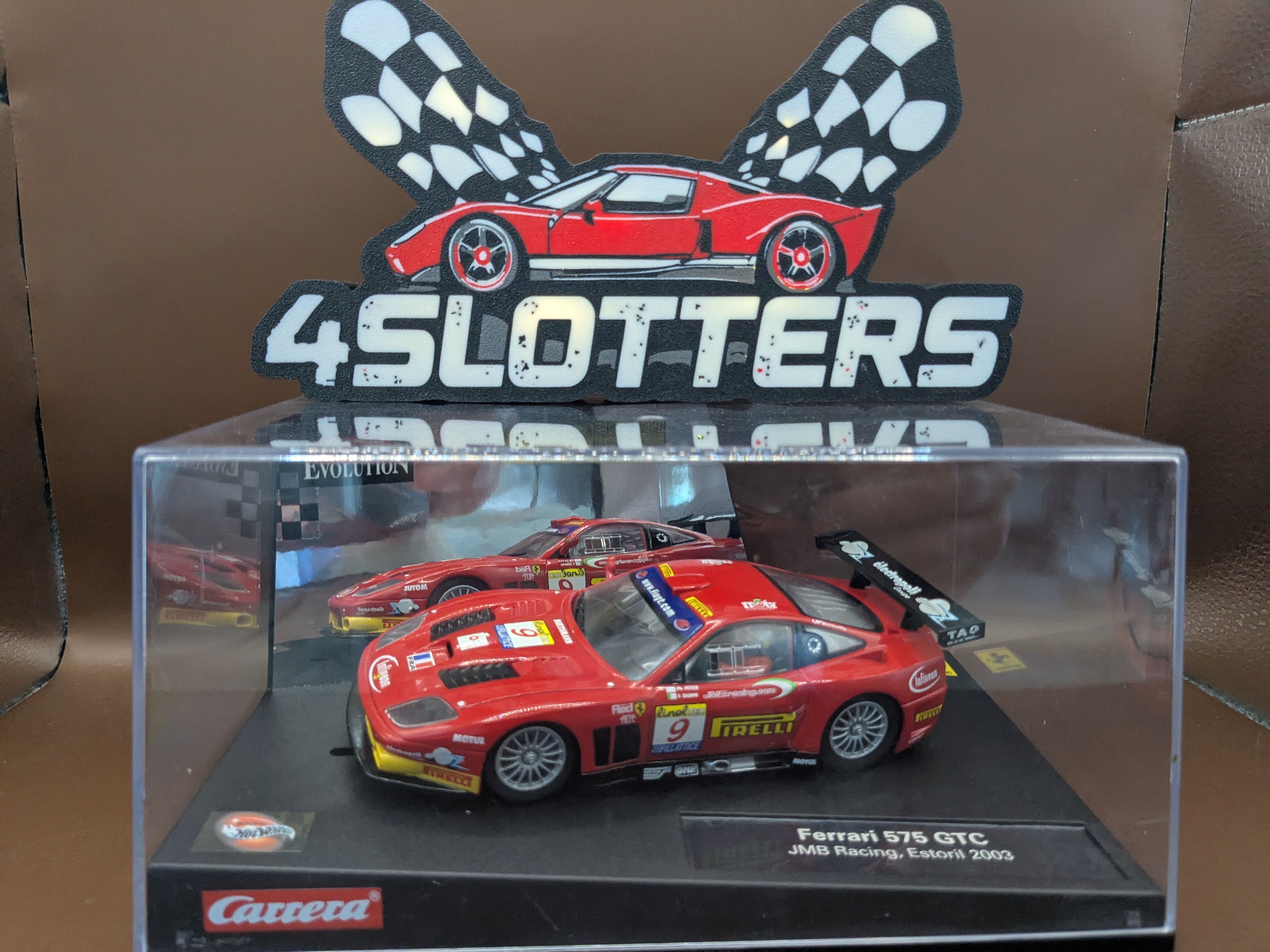 Carrera Evo Ferrari 575 GTC #9 JMB Racing Estoril 2003 *USED*