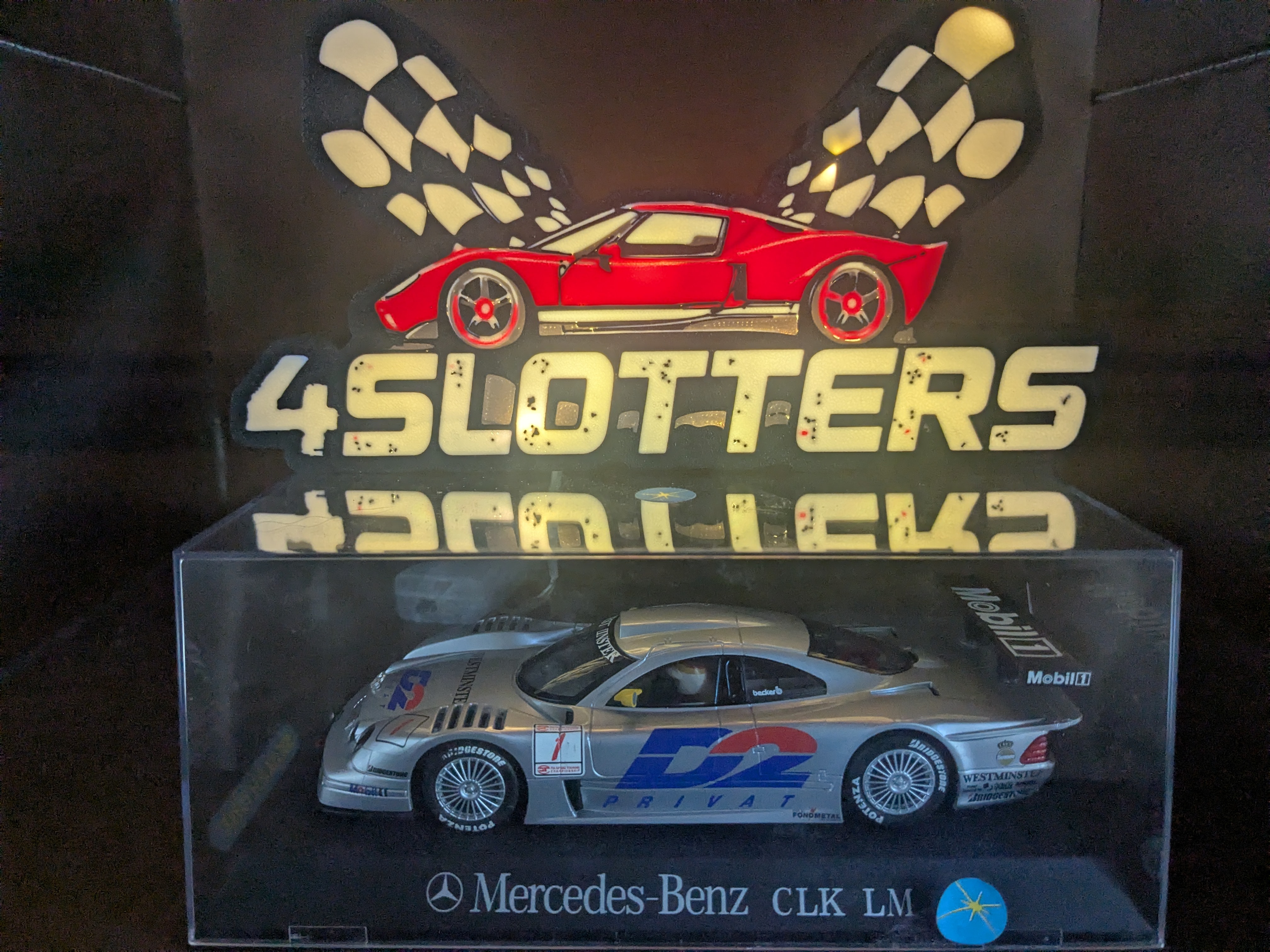 Scalextric Mercedes CLK #2 D2 Le Mans