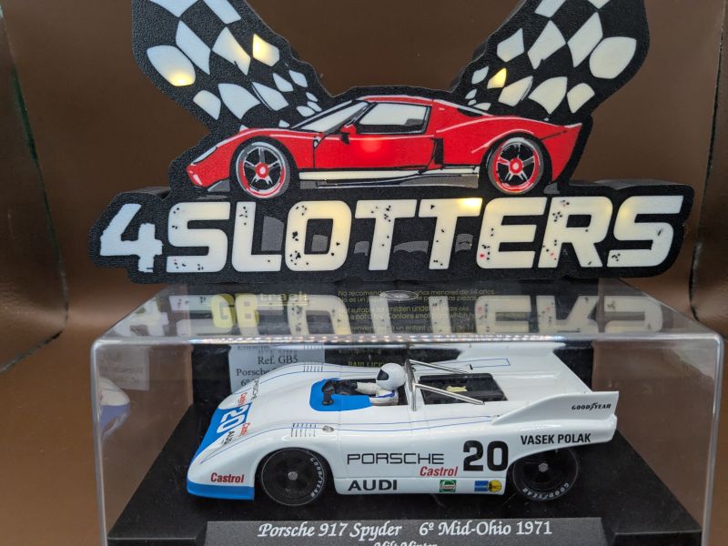 Fly Porsche 917 Spider #20 6 hrs Mid-Ohio 1971 GB5